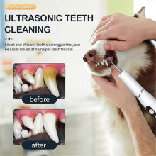 Ultraschall-Zahnreinigungsgerät für Hunde und Katzen, sichere, berührungsaktivierte, weiße 18 cm Zahnbelag- und Zahnsteinentferner