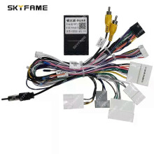Applies to Car 16pin Wiring Harness Adapter Canbus Box Decoder Android Radio Power Cable For Nissan