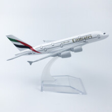 (UAE 380)16cm Alloy Metal Emirates UAE A380 Die-cast Aircraft Model Toys 380 Airbus Airline 1:400 Scale