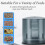 Battery Powered Automatic Feeder for Fish Tanks, 6-Month Runtime, Adjustable Mounting Clamp 3