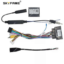 Applies to Car 16pin Wiring Harness Adapter Canbus Box Decoder Android Radio Power Cable For Trumpchi