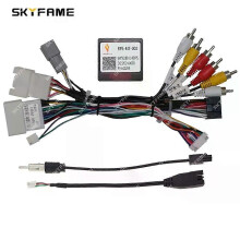 Applies to Car 16pin Wiring Harness Adapter Canbus Box Decoder Android Radio Power Cable For Mitsubishi