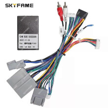 DODGEN Car 16pin Wiring Harness Adapter Canbus Box Decoder Android Radio Power Cable For Ford Raptor
