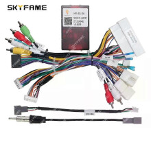Applies to Car 16pin Wiring Harness Adapter Canbus Box Decoder Android Radio Power Cable For Hyundai