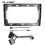 (Frame Cable silver)Applies to Car Frame Fascia Adapter Canbus Box Decoder Android Radio Dash Fitting 1