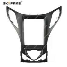 (Frame Black)Applies to Car Frame Fascia Adapter Canbus Box Decoder Tesla Android Radio Dash Fitting