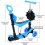 Dripex (Blue) 5-in-1 Kids Scooter-3 Wheels with Removable Seat 4