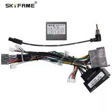 Applies to Car 16Pin Stereo Wiring Harness Power Cable Canbus Box Decoder For Roewe 550 20T MG ZS HS