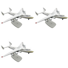 3X Metal Alloy Antonov an-225 Mriya Airplane Model 1/400 Scale Replica Model Airplane Toy for Collection