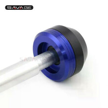 (Blue)Applies to Front Axle Fork Crash Slider For BMW R1200GS/ADV R1200RT R1200ST R1200R R1200 HP2 SPORT