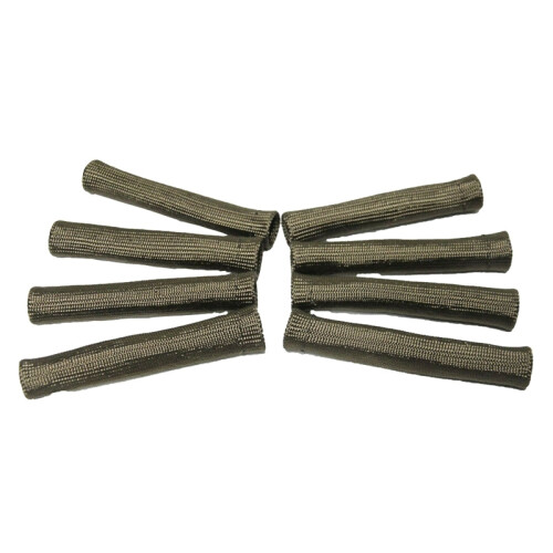 (Titanium)8Pcs 2500 For Spark Plug Wire Boots Protector Sleeve Heat Shield Cover For LS1/LS2 Titanium 2