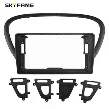(Frame Black)Applies to Car Frame Fascia Adapter Canbus Box Decoder Android Radio Dash Fitting Panel
