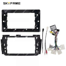 ((10 inch) Black A)Applies to Car Frame Fascia Adapter Canbus Box Decoder Android Radio Dash Fitting