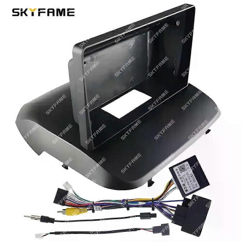(Full Set)Applies to Car Frame Fascia Adapter Canbus Box Decoder Android Radio Dash Fitting Panel Kit