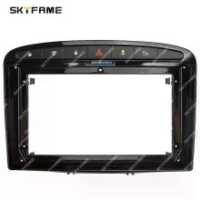 (Black Frame)Applies to Car Frame Fascia Adapter Canbus Box Decoder Android Radio Dash Fitting Panel