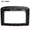 (Black Frame)Applies to Car Frame Fascia Adapter Canbus Box Decoder Android Radio Dash Fitting Panel 1
