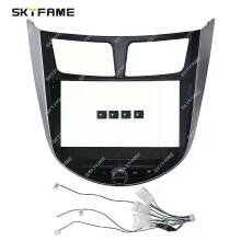 (Full Set B)Applies to Car Frame Fascia Adapter Android Radio Dash Fitting Panel Kit For Hyundai Verna