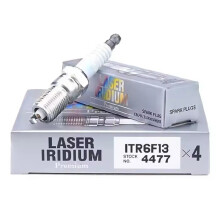 (4 Stück) 4477 ITR6F13 Iridium-Zündkerze für Ford Focus, Mondeo, Transit, Fiesta 1,8 l und 2,0 l N4JB