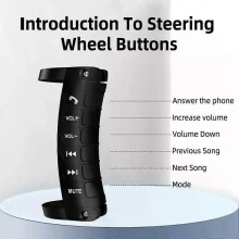 Applies to Car Multimedia Player Remote Wireless Steering Wheel Control 6-button Crescent DQX-Q13