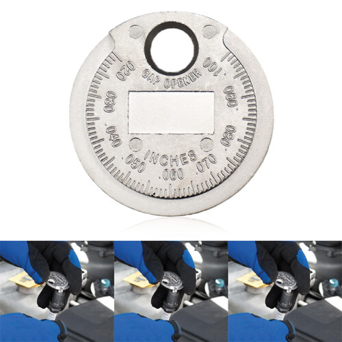 Auto Ignition spark plug Gap Gauge tool Caliber Measuring Tool Currency-Type 0.6-2.4mm Range Spark Plug 2