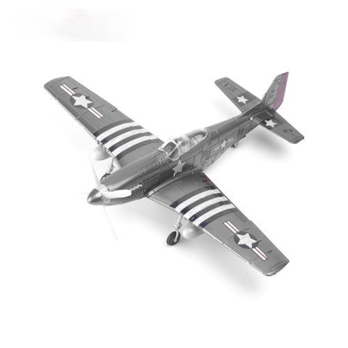 (p51 2)1/48 World War II P-51 Mustang Fighter Model Airplane Plastic Model Kit Simulation Assembly 1