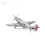 (p51 2)1/48 World War II P-51 Mustang Fighter Model Airplane Plastic Model Kit Simulation Assembly 4