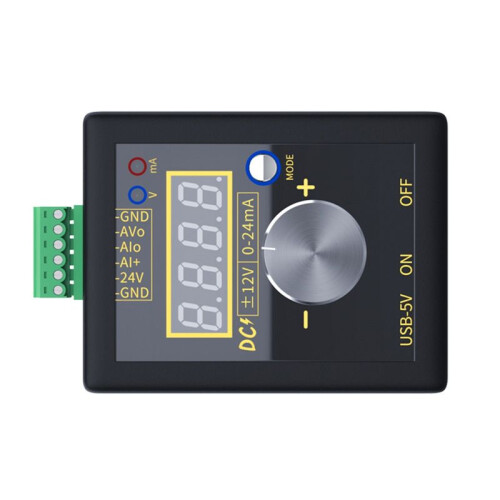 Practical Current Generator with 3 Power Supply Methods Rechargeable Analog 0-12V 0-24mA SG-002 Calibrator