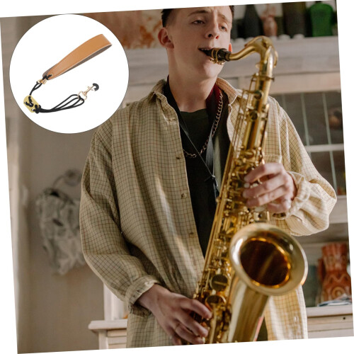 Saxophone Neck Strap Rainbow Style with Comfortable Shoulder Support and Adjustable Fit 1