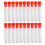 60 Pcs Non-Completed Plastic Test Tubes Lab Test Tool with Screw Cap Transparent, 12 X 60mm 2
