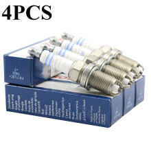 (4PCS)4pcs FR7LDC+ 7402 Car Ignition Spark Plugs +7 0242235668 Fit for Passat B5 1.6 1.8 Set B52.8