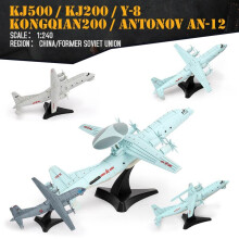 (5pcs)ViiKONDO 1/240 Military Aircraft Toy Airplane Model Kit 5Pcs Easy Assembly AEW China KJ-200/KJ-500/Y-8/KQ-200