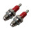 (Gold)For Gasoline Chainsaw and Brush Cutter Three-sided Pole Spark Plug L7T Replace 3