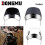 (Black)Motorcycle Windshield Electric Car Modified Headlight Glass Windshield Retro Front Headlight 1