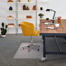 Office Chair Mat for Hard Floors, Clear AntiSlip Floor Protector for Home Office, 42 x 48