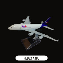(01.FEDEX A380)1:400 United B747 Metal Replica 16cm Scale Airlines Boeing AIrbus Aircraft Model - A
