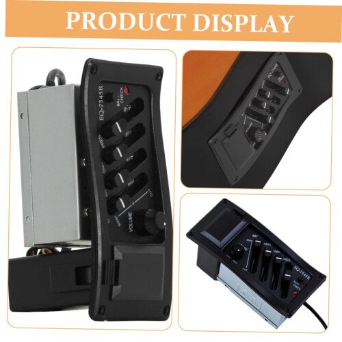 Acoustic Guitar Pickup with Equalizer and Tuner, Precise Tone Control, Easy NoModification Install 2