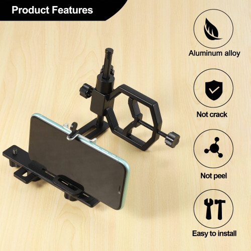 Multifunction Telescopic Universal Digital Camera Cell Phone Bracket Support Holder Mount Spotting Scopes Telescope Adapter 1