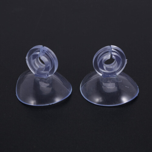 2X Aquarium Fish Tank CO2 Diffuser Carbon Dioxide Reactor with Ceramic Disc + 4 Suckers 2