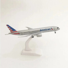 (B787 American)20cm Original Boeing 787American Airplane Model Toy Metal Replica Plane Model Simulation