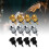 4Pcs Metal Guitar Strap Lock Buttons Set with Secure Strap Retention and Durable Construction 2