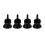 4Pcs Metal Guitar Strap Lock Buttons Set with Secure Strap Retention and Durable Construction 3