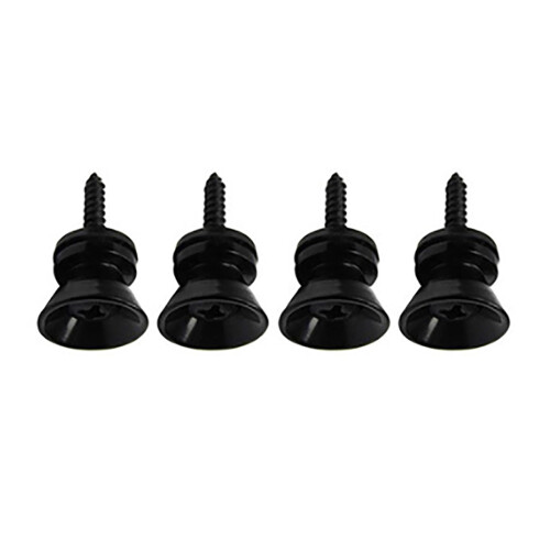 4Pcs Metal Guitar Strap Lock Buttons Set with Secure Strap Retention and Durable Construction 2