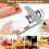 Stainless Steel Electric Sharpener with Replaceable Grinding Discs for Home Kitchen, 2-Stage Sharpening, Portable Design 4