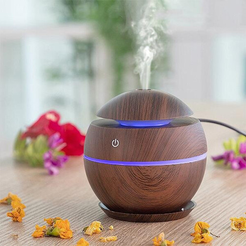 Aromatherapielamp, stille werking, 7 uur gebruiksduur, 130 ml USB-diffuser voor etherische oliën 1