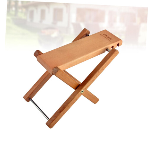 Adjustable Wooden Guitar Footstool with ExtraWide Platform Solid Wood NonSlip Base for Classical Guitar 2