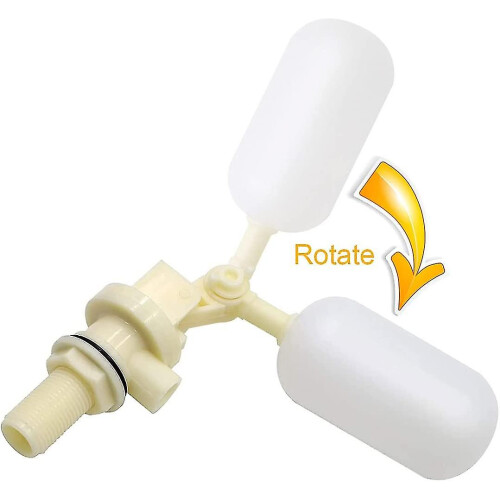 PVC Float Valve 2-Piece Set with 30% Water Saving for Livestock Drinker Pond Level Control 1