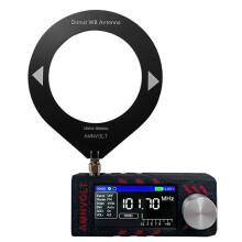 AMNVOLT SI4732 ESP-32-S3 Radio Receiver 0.5-108mhz LSB USB AM FM SW MW VHF Radio with Antenna DSP Radio 1.9Inch FM/AM Radio B