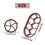 Dough Press Mould, 2-Pack Oval and Circle Plastic, Non-Stick, Reusable Kitchen Baking Tool 5