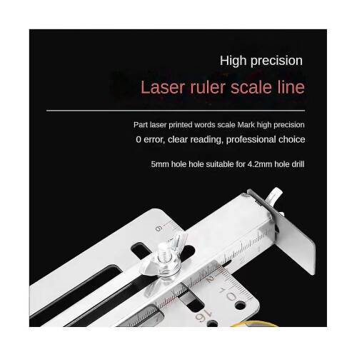 Manual Punching Positioner with 3mm Thick Steel Panel Double Sided Scale for Precision Hole Spacing Control 2