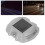 12LED Solar Deck Light IP68 Waterproof, 600mAh, Red 2